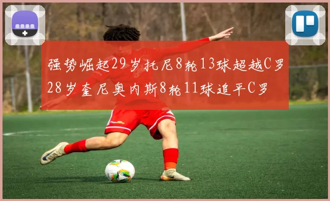 强势崛起29岁托尼8轮13球超越C罗28岁奎尼奥内斯8轮11球追平C罗